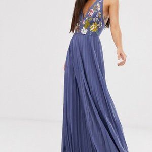 ASOS DESIGN Tall halter maxi dress